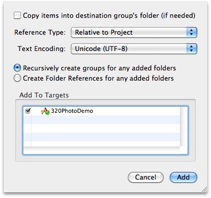 iPhone three20 gallery project files